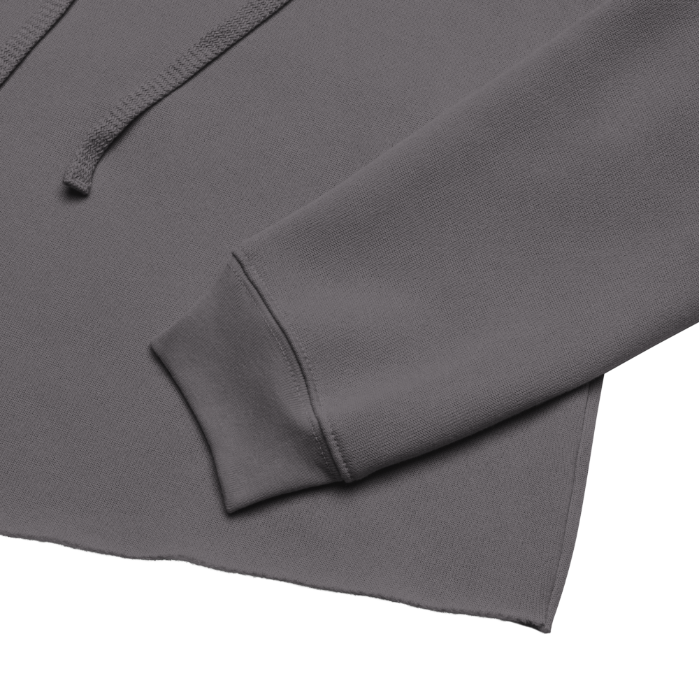 Women's Cropped Fleece Hoodie - Soft & Stylish